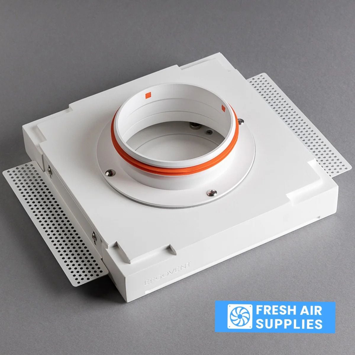 Ergovent KVADRO Invisible Ceiling Air Valve Diffuser - 100mm - Image 3