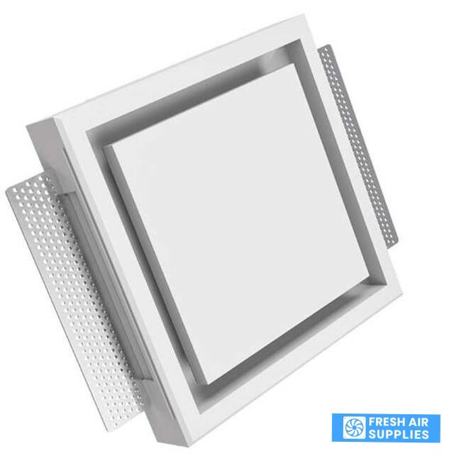 Ergovent KVADRO Invisible Ceiling Air Valve Diffuser - 100mm - Image 5