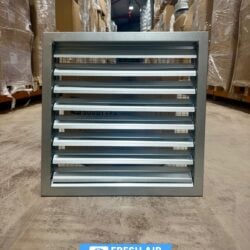 Exterior Weather Louvre Grille - 150x150mm