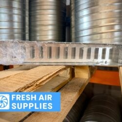 Spiral Duct Grille Damper  - 425mm x 75mm