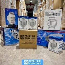 S&P TD MixVent Series – Inline Duct Fan – TD-160/100 N SILENT
