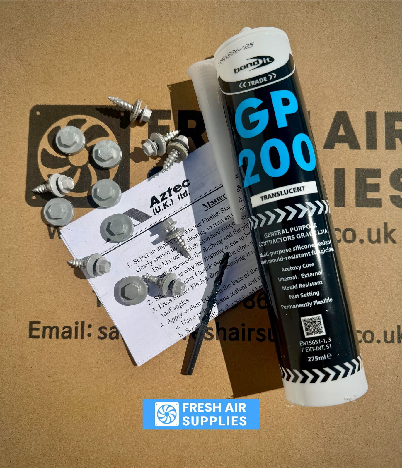 Aztec Master Flashing Fixing Kit - Master SK2 (Large / Models No 3 - MAXI XL)